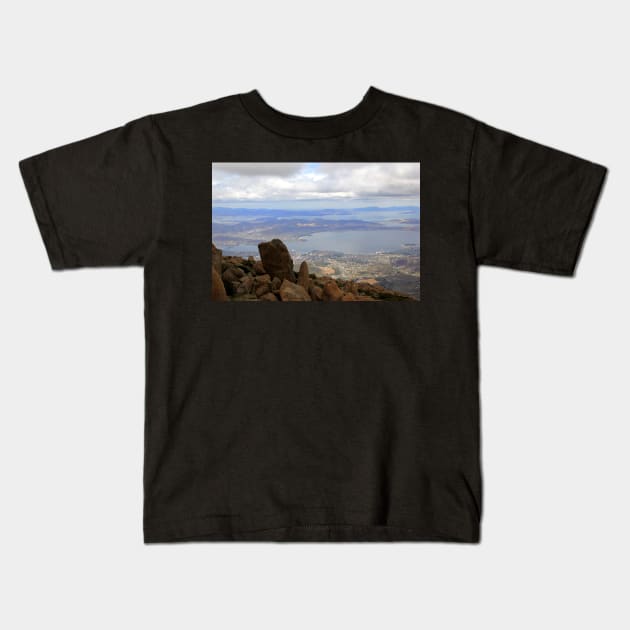 View of Hobart Kids T-Shirt by Kirkcov